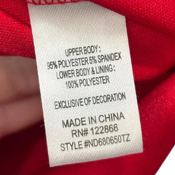 Girl’s Merry Everything Christmas Holiday Tulle Long Sleeve Dress Size 6/6X NWT - Picture 5 of 9